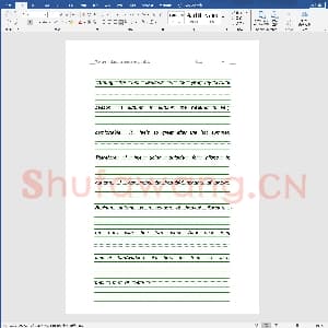 小学生英语专用字帖:英语练字字帖.doc