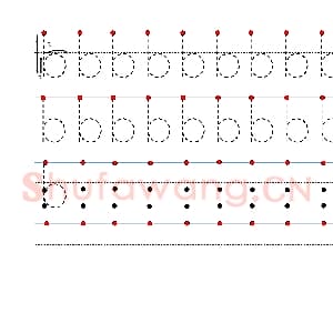 英文字母练习：手写字母专项训练 小写-b.jpg