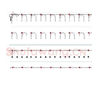 英文字母练习：手写字母专项训练 小写-n.jpg