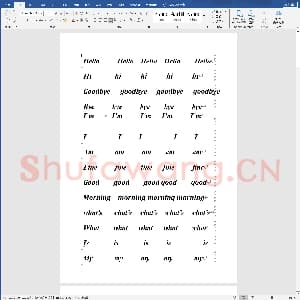 小学生英语专用字帖：英语书写标准格式字帖.doc