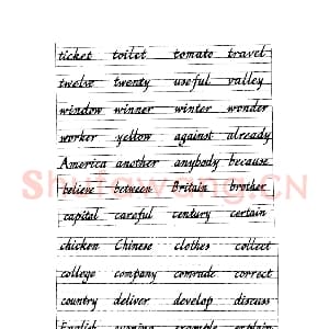英文字母练习字帖：英文书法手写字帖.jpeg