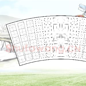 硬笔书法练习专用纸模板 诗词作品用纸精品 样式-08.png