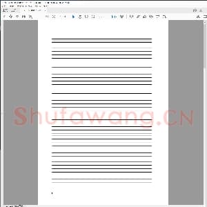 硬笔书法练习格子模板：英语书写四线三格模板.pdf