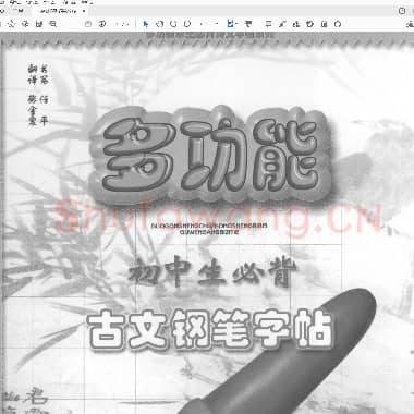 任平 钢笔字帖 初中生必背古文钢笔字帖.pdf