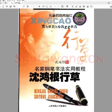 沈鸿根 行草 名家钢笔书法实用教程.pdf