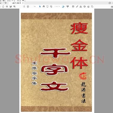 佚名 瘦金体 简体米字格空心字.pdf