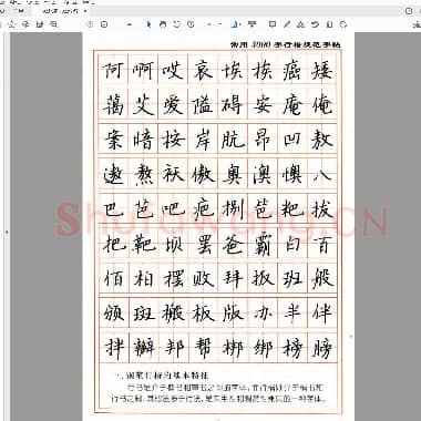张秀 3000字行楷规范字帖.pdf