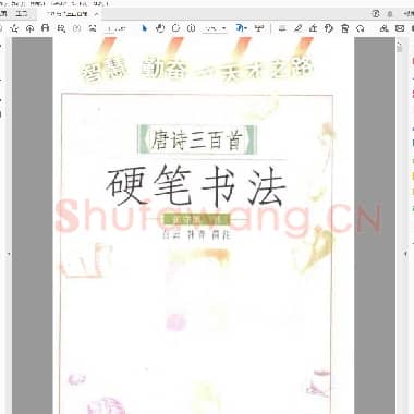 张守镇 唐诗三百首硬笔楷书书法作品