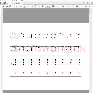 硬笔控笔字帖 小写字母训练.pdf