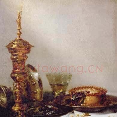Willem Claesz. Heda(1594-1680)Breakfast Still Life with Chalice