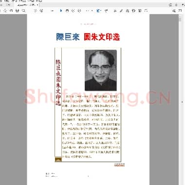 陈巨来朱文印作品.PDF|4.27 MB