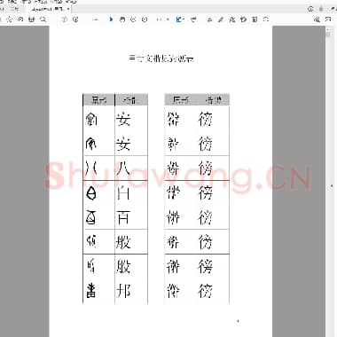 甲骨文楷原对应检索.PDF|762.93 KB