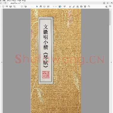 文征明琴赋(印刷版).PDF|9.73 MB