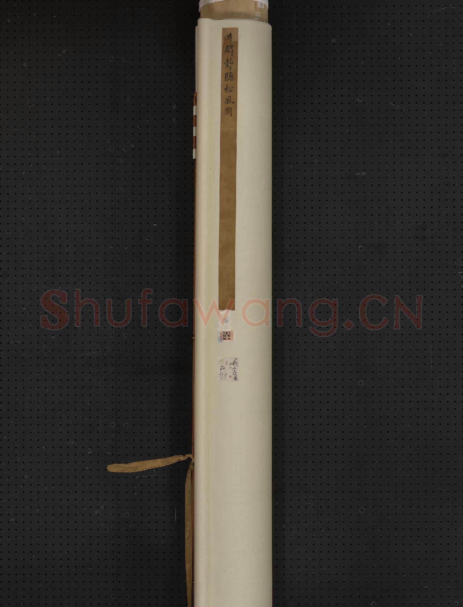 宋馬麟靜聽松風圖 軸