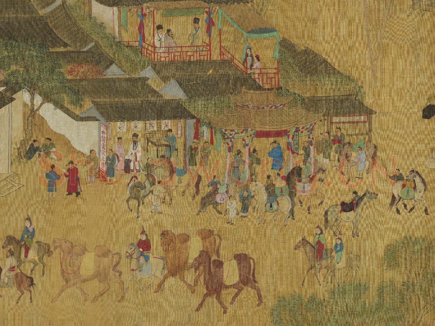 宋張擇端清明易簡圖 卷