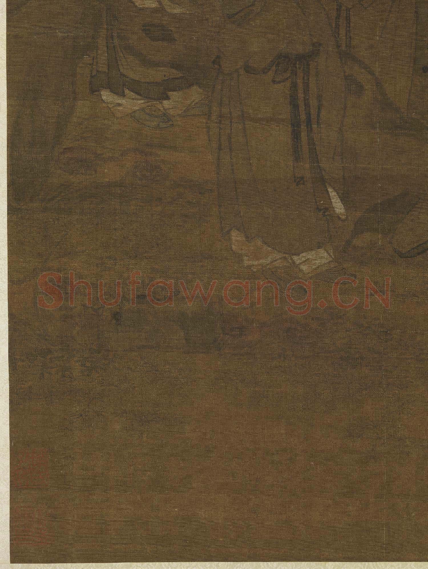 元趙孟頫拱壽圖 軸
