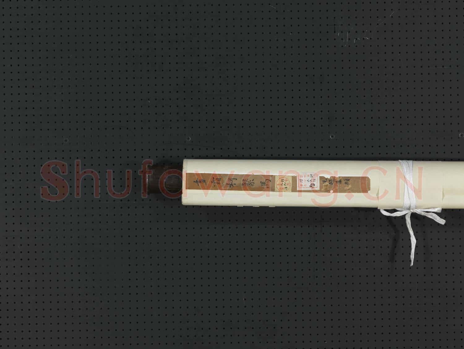 元趙孟頫畫霜柯繫馬 軸