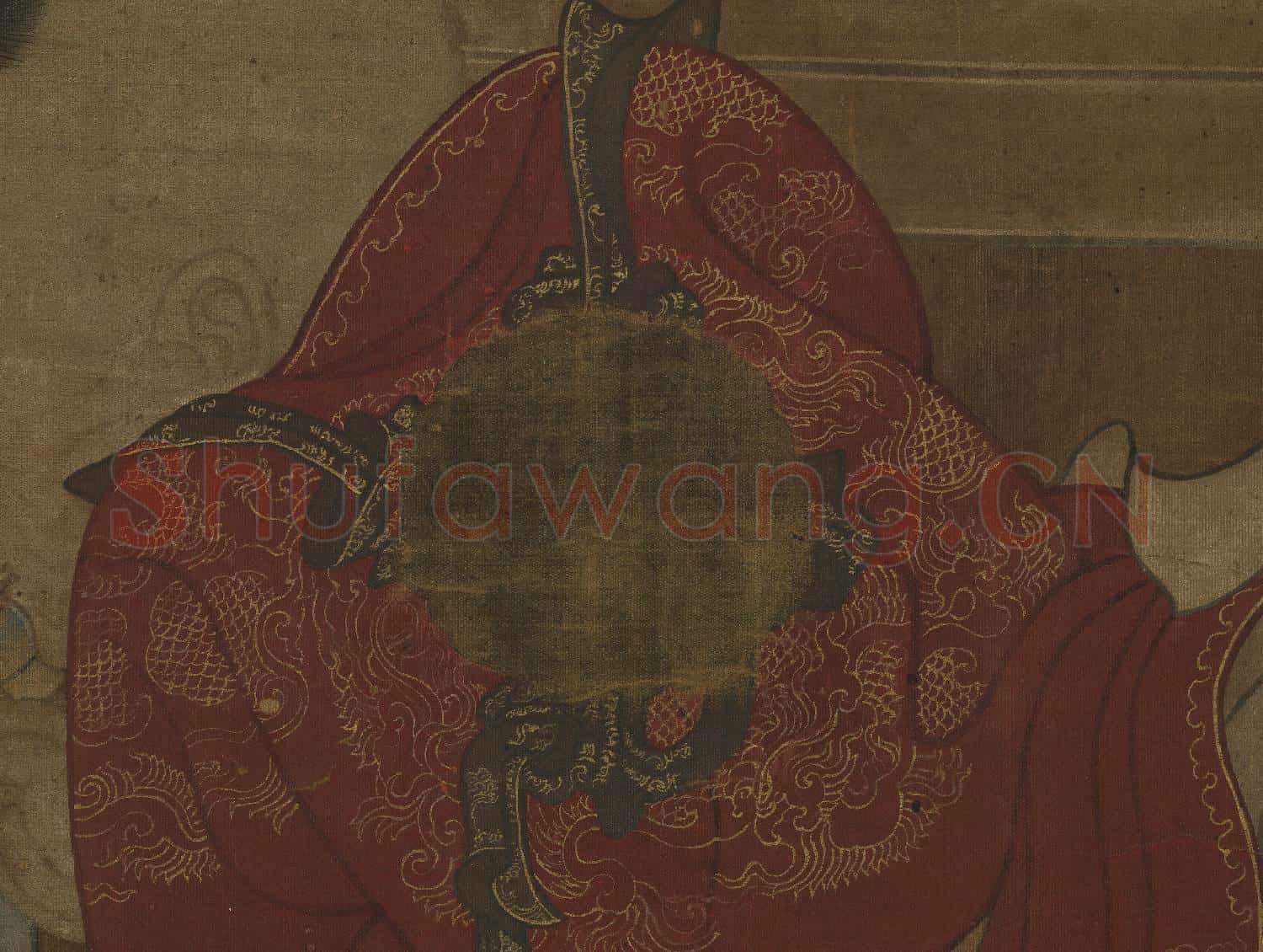 宋蘇漢臣秋庭戲嬰圖 軸