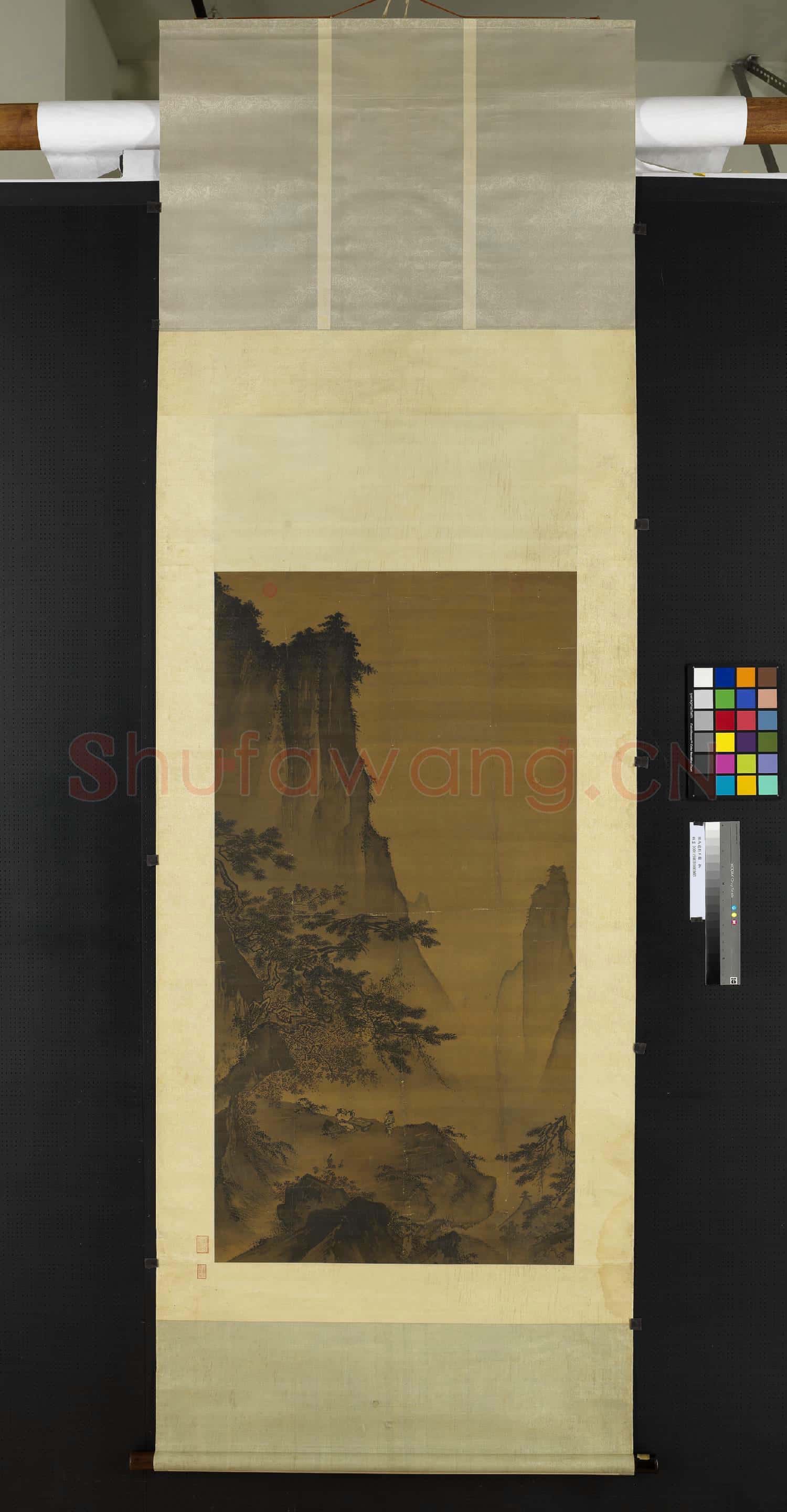 宋馬遠對月圖 軸