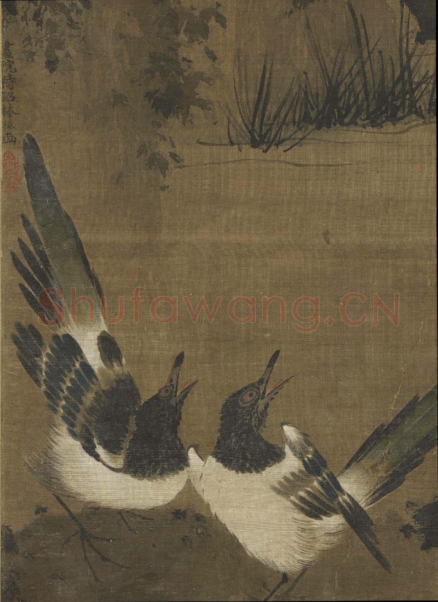 宋林椿十全報喜 軸