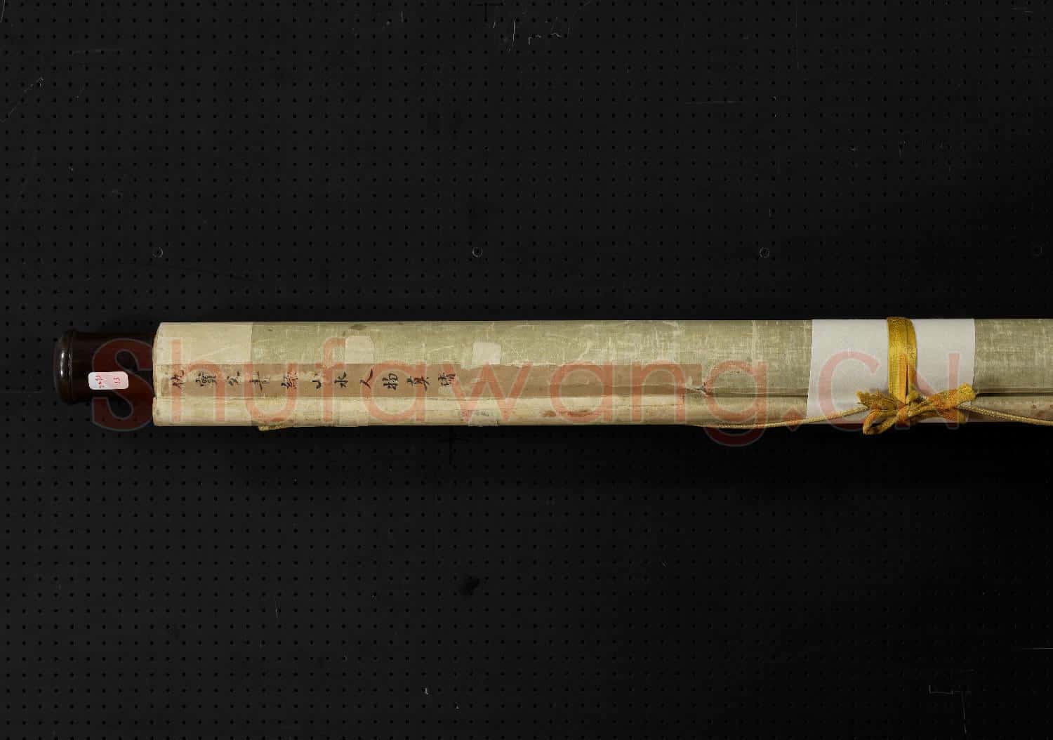 明仇英春山吟賞 軸