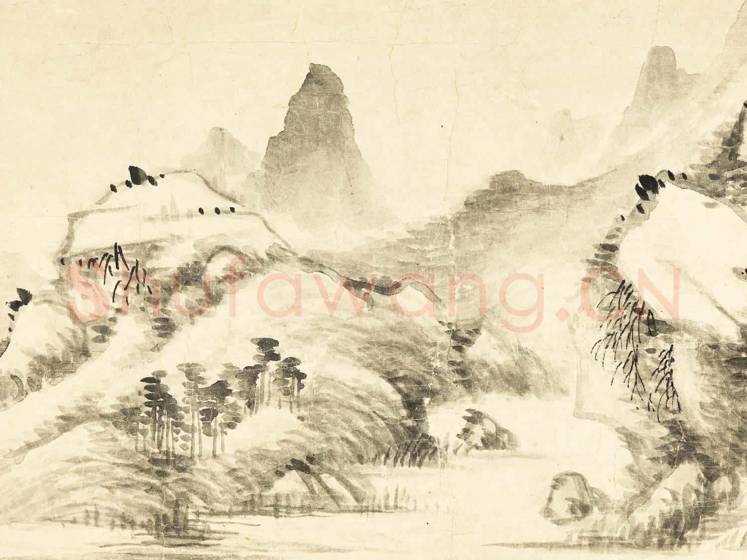 清弘旿溪林清逸 軸