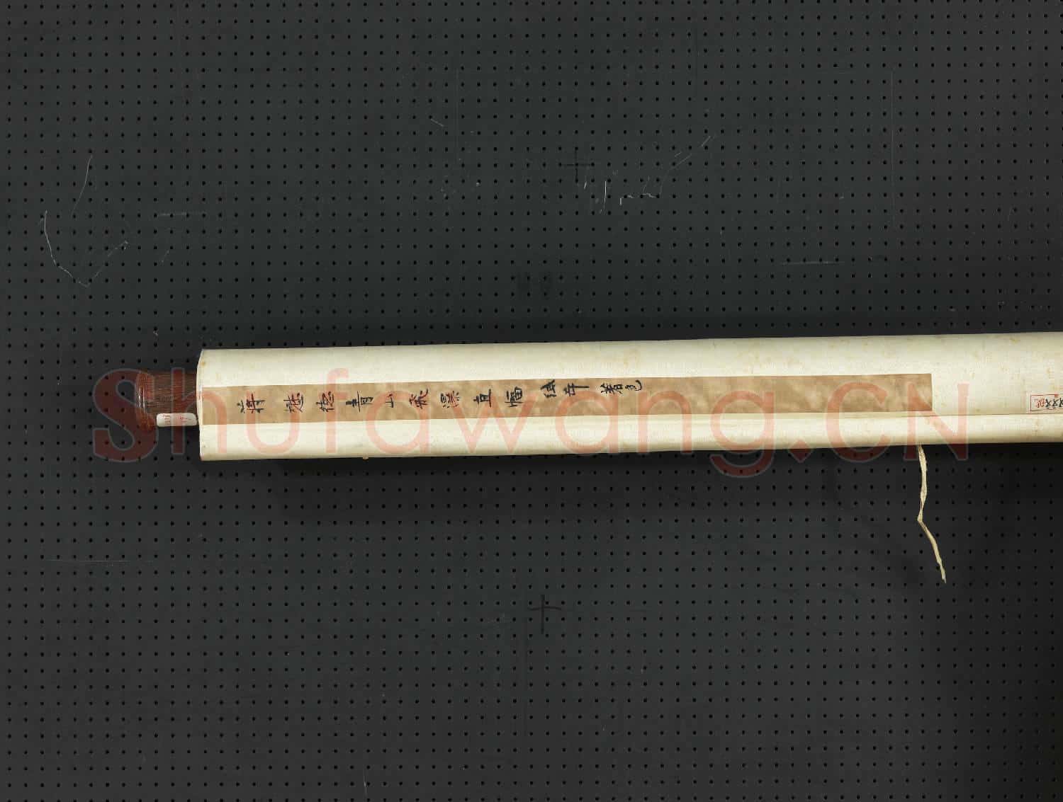 清蔣懋德青山飛瀑 軸