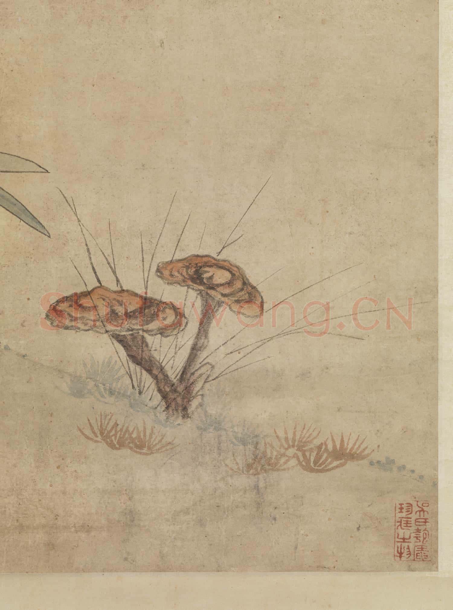 明商喜歲朝圖 軸