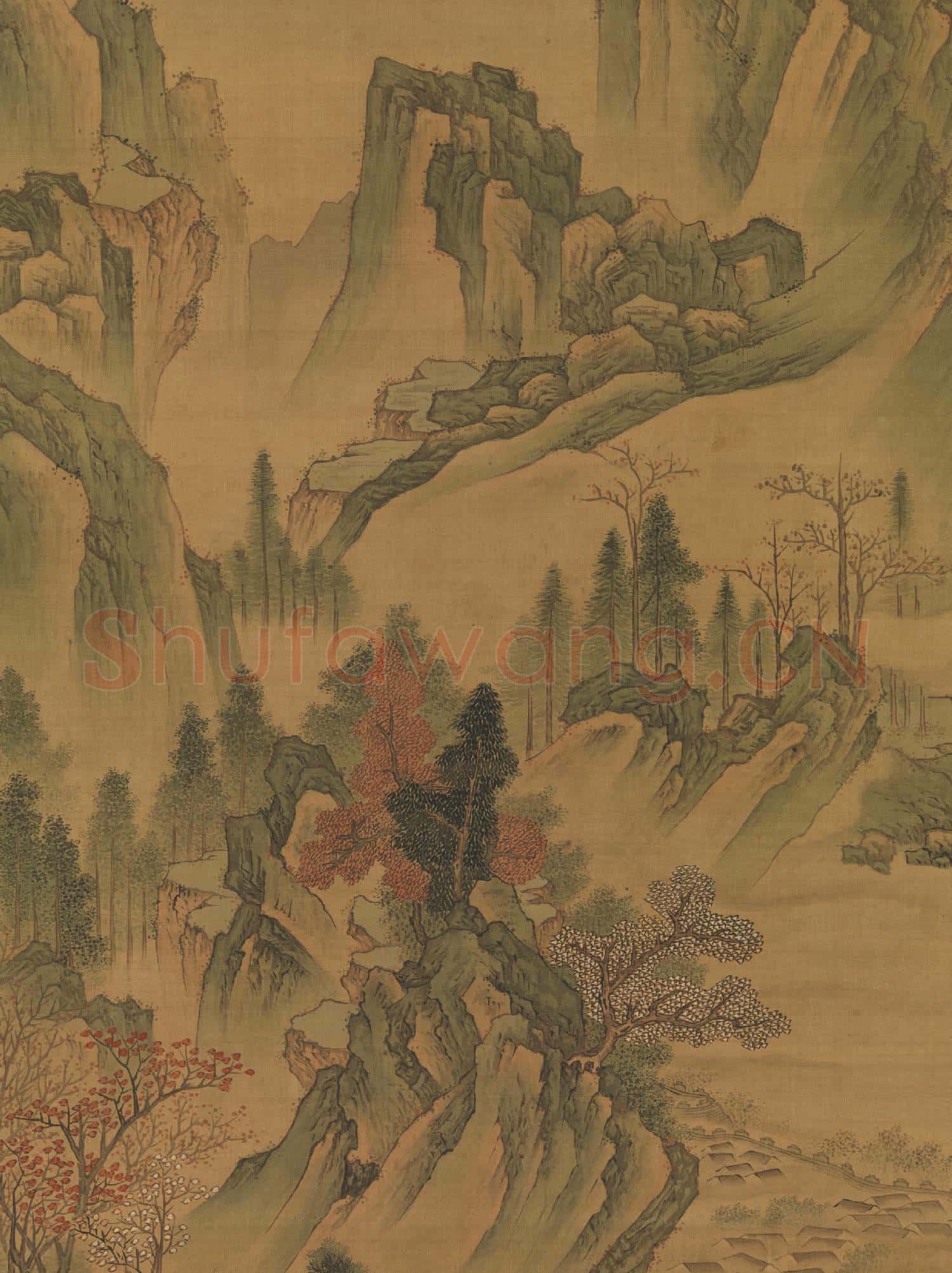 明仇英琵琶行圖 軸