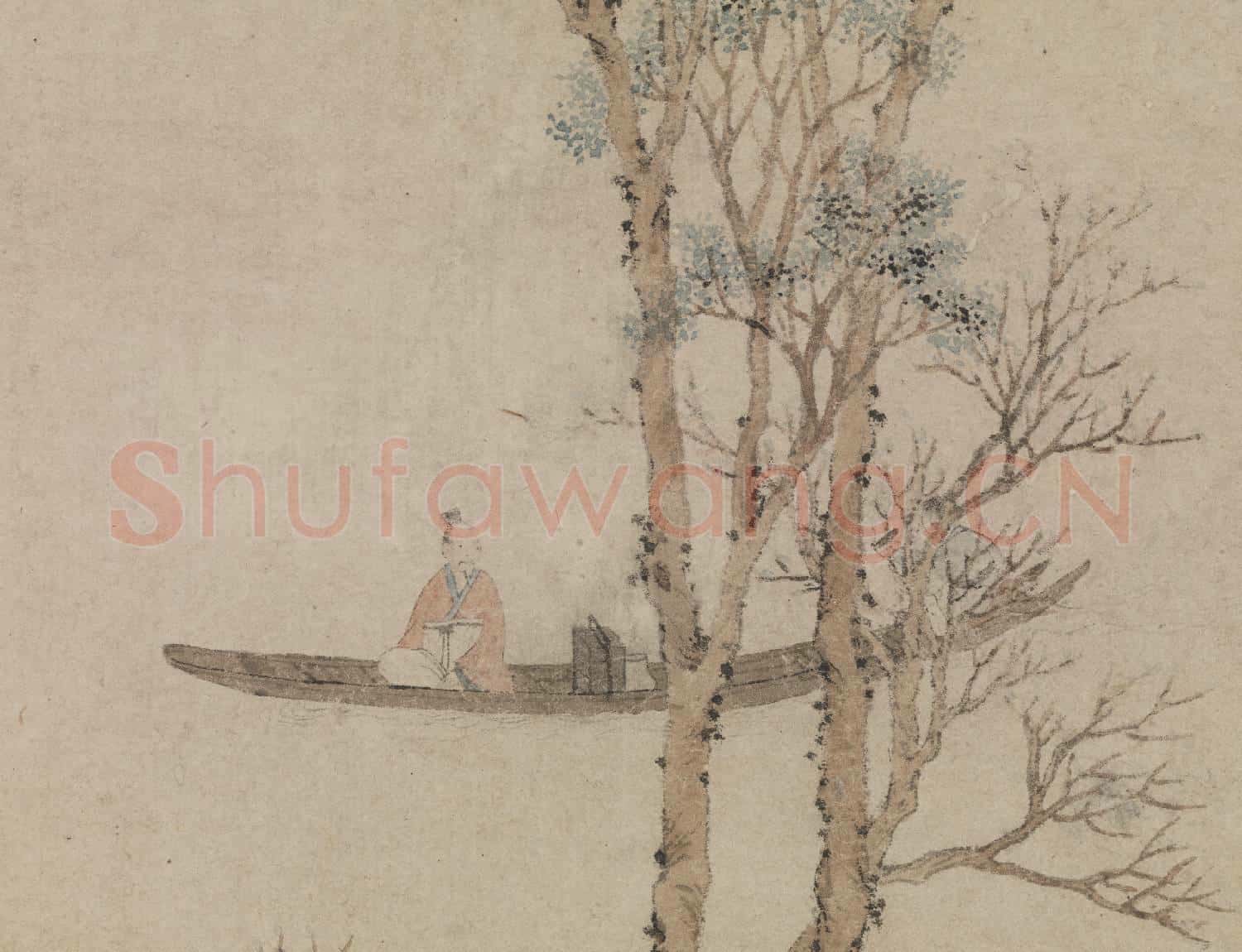 明文徵明江南春圖 軸