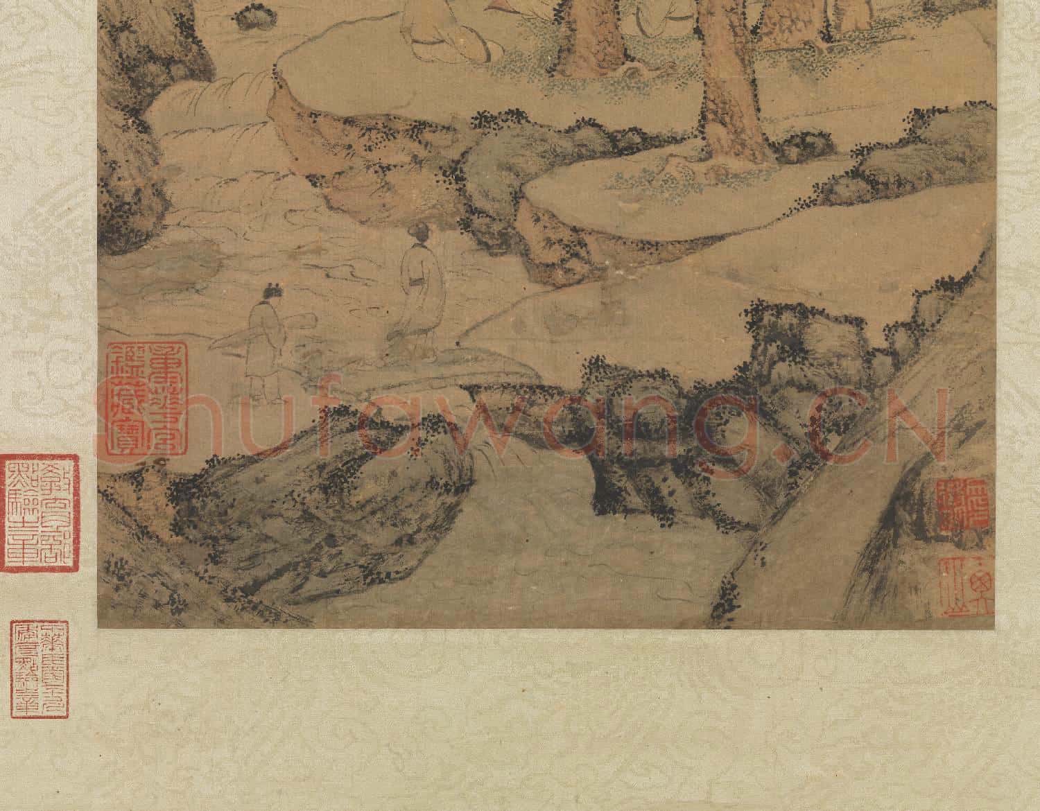 明文徵明畫山水 軸