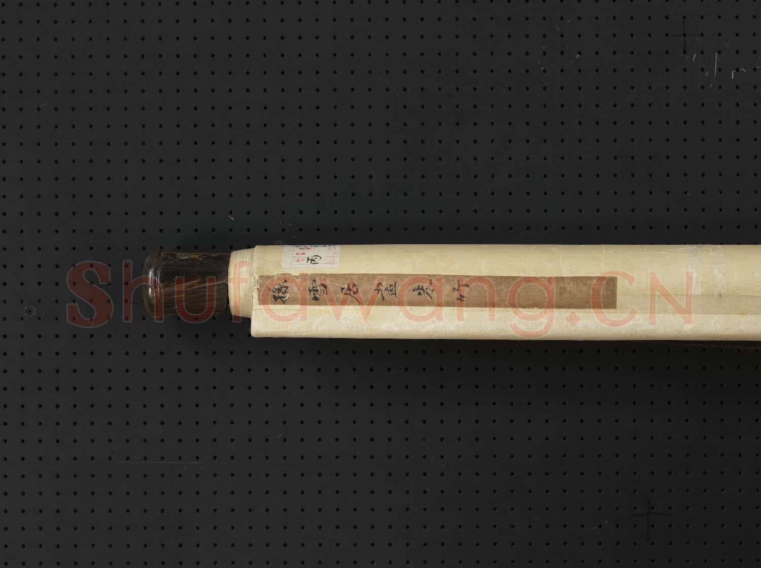 明孫克弘畫朱竹 軸