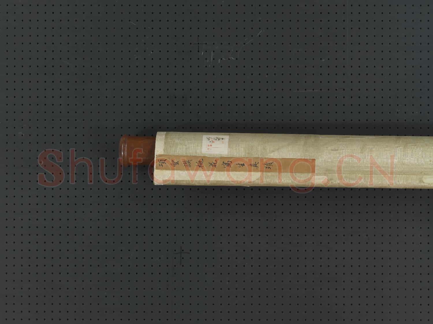 明項聖謨桃花寫生 軸