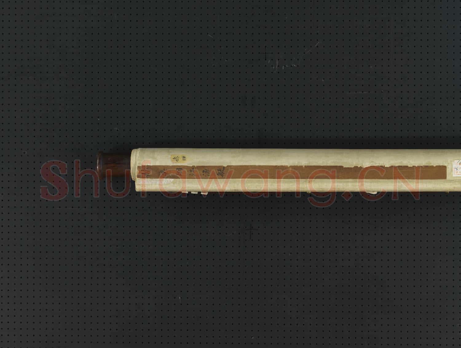 清赫奕煙江漁艇 軸