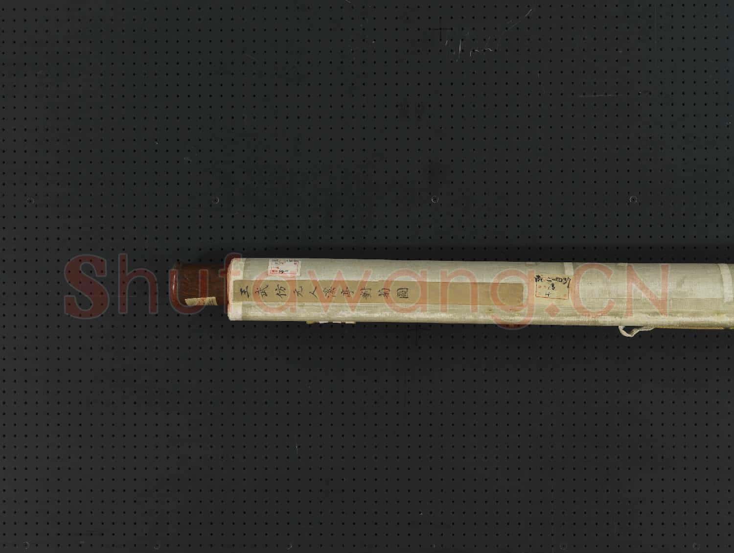 清王武倣元人溪亭對菊圖 軸