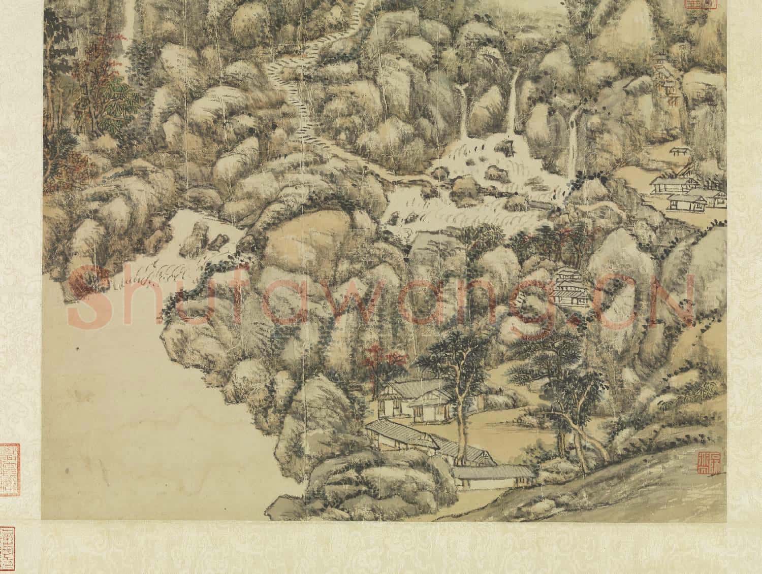 清王原祁華山秋色 軸