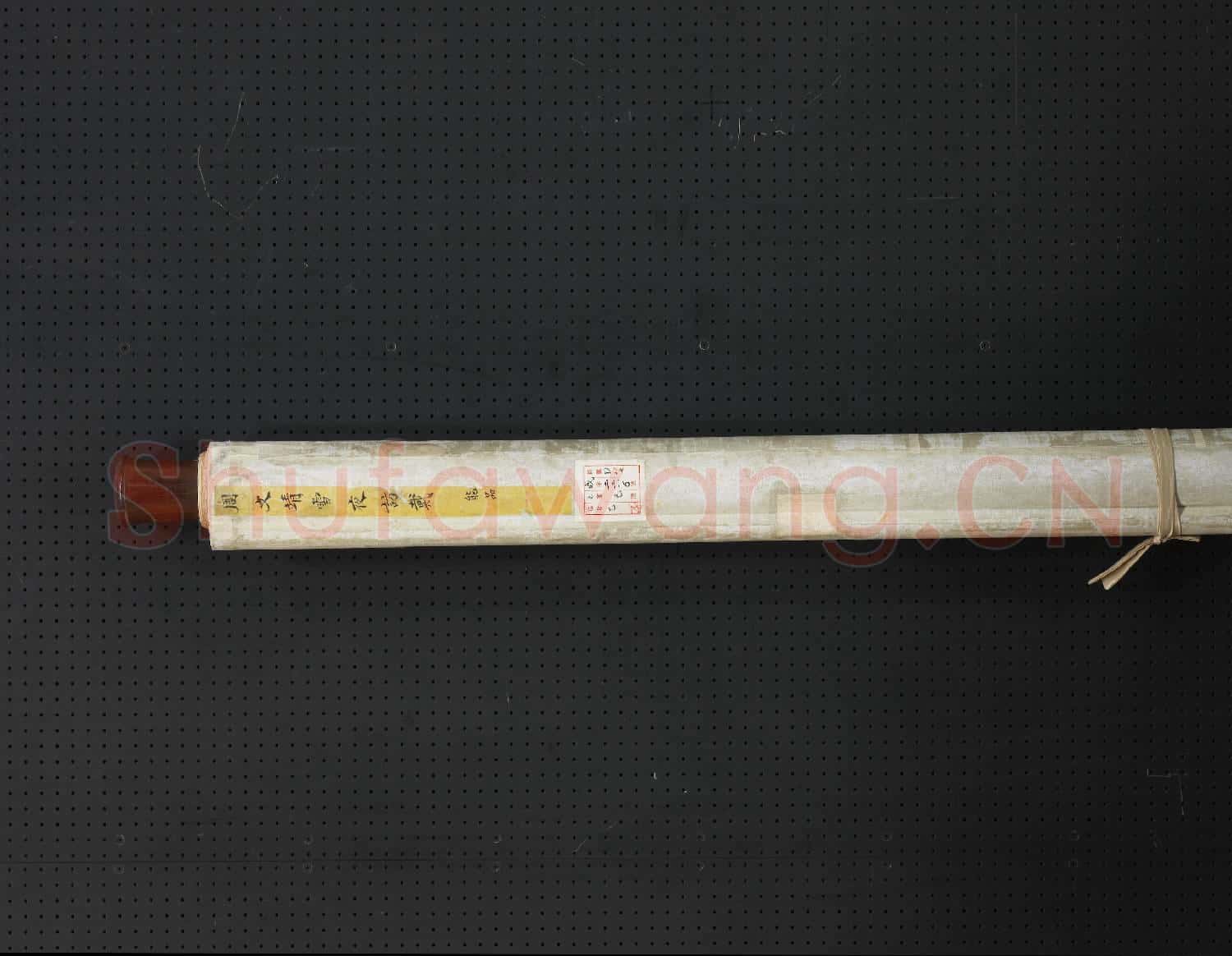 明周文靖雪夜訪戴 軸