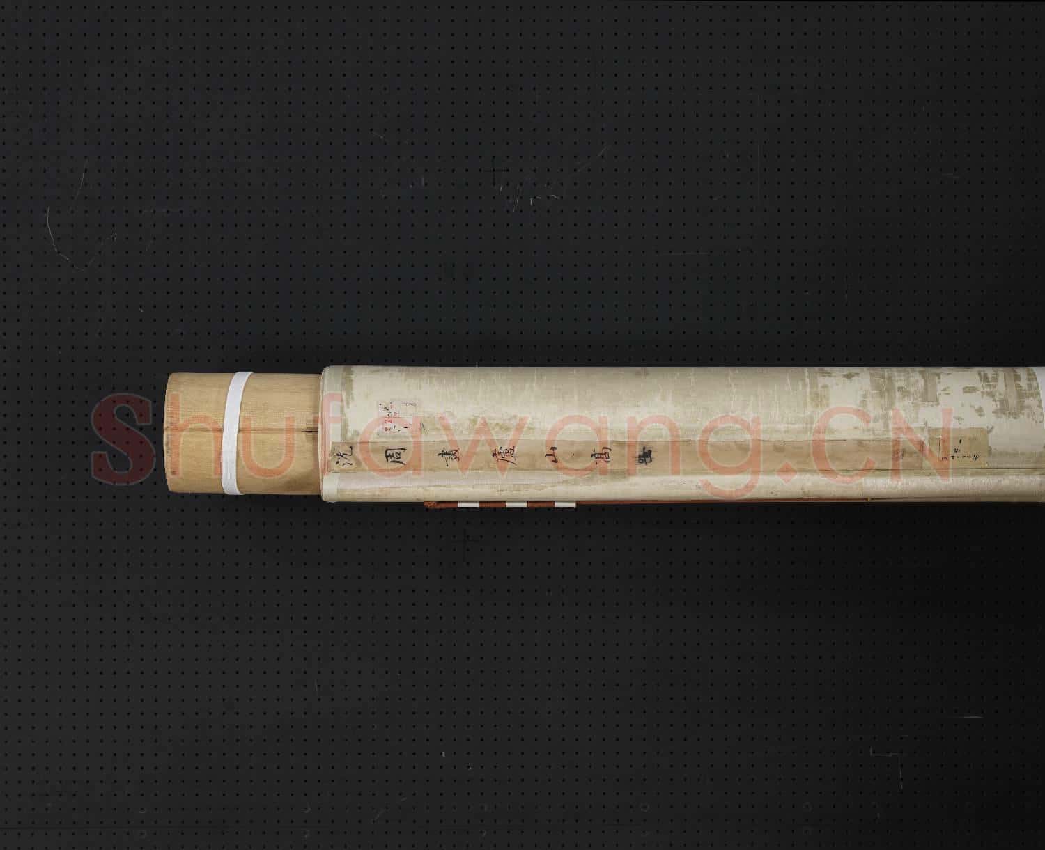 明沈周畫廬山高 軸