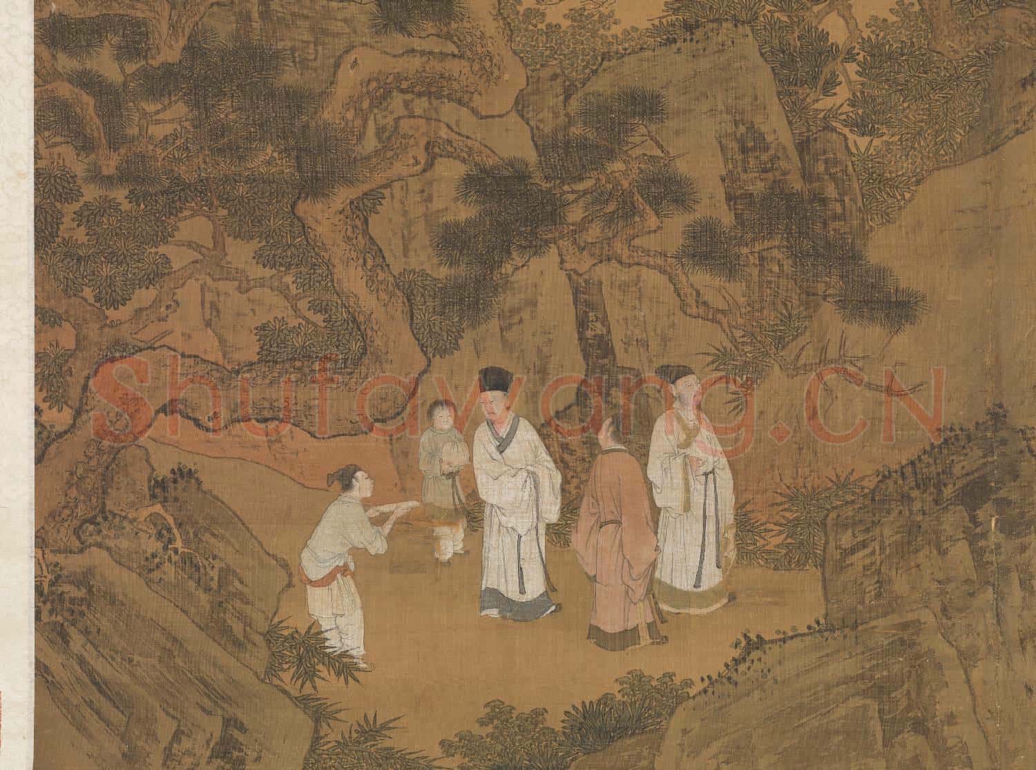 明人摹西園雅集圖 軸