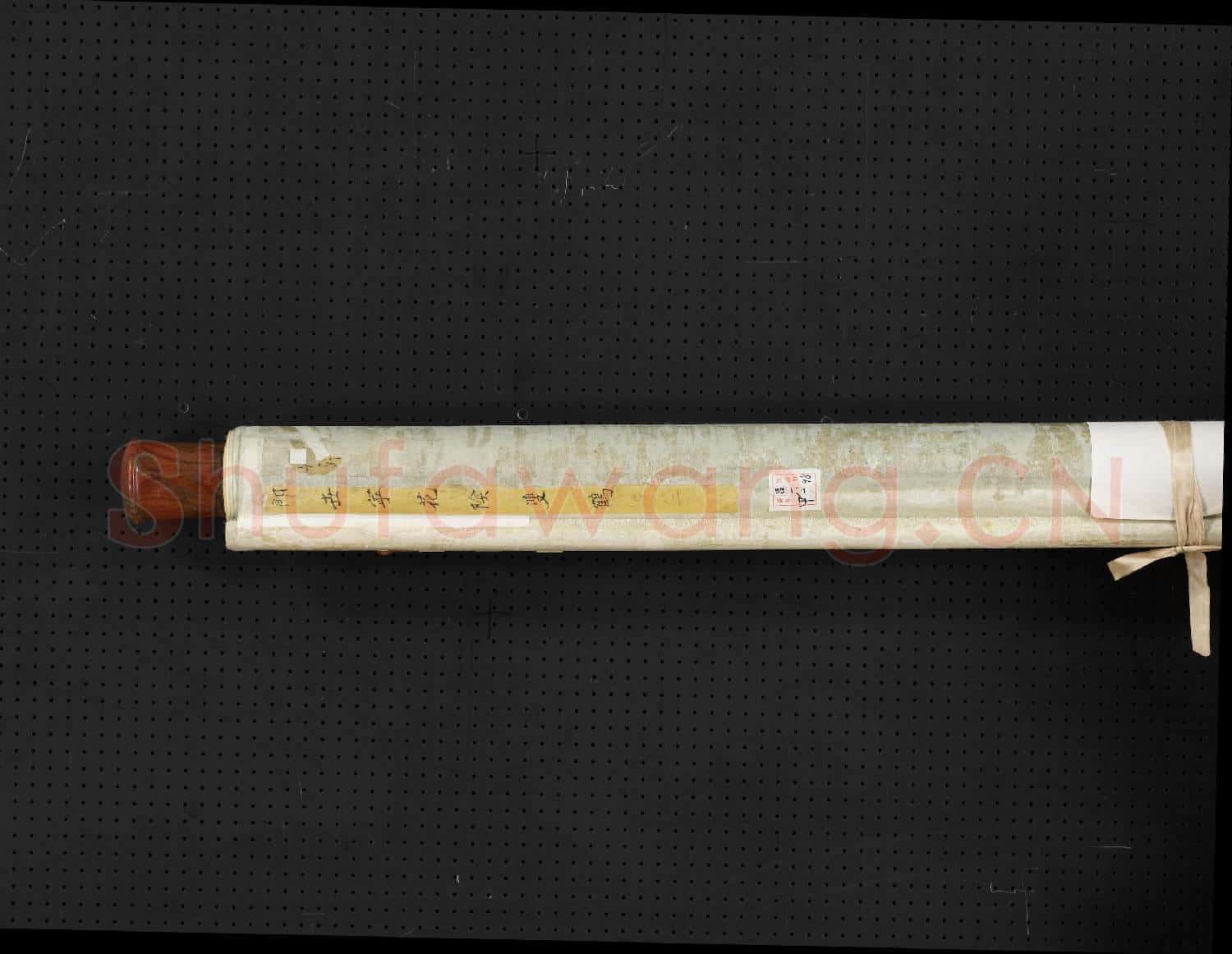 清郎世寧畫花陰雙鶴 軸