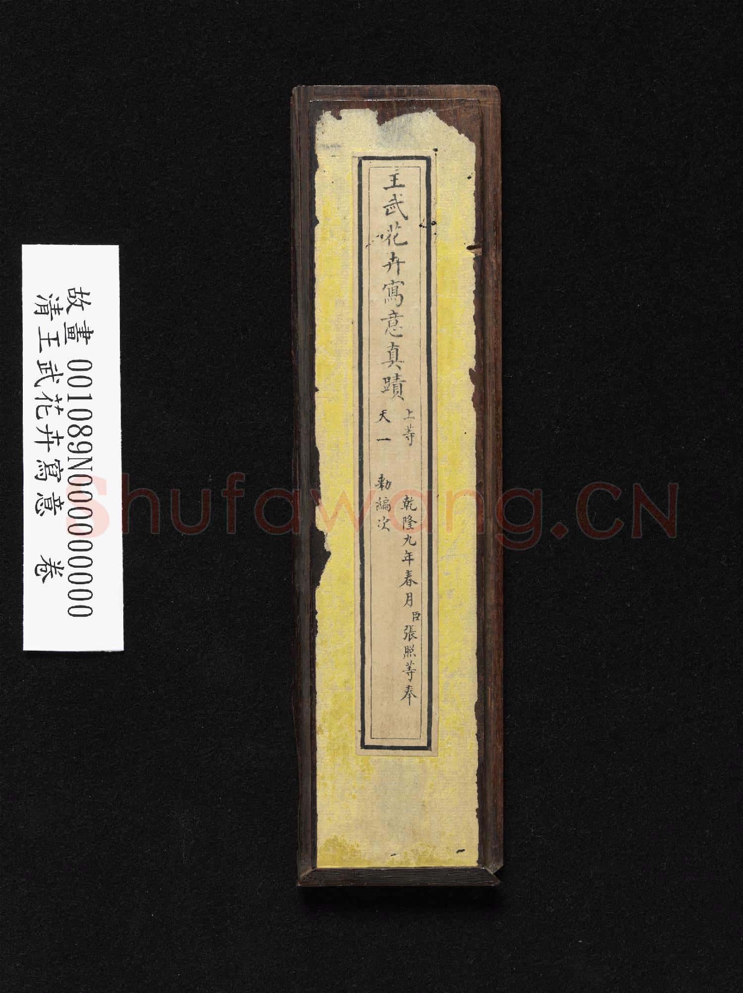 清王武花卉寫意 卷