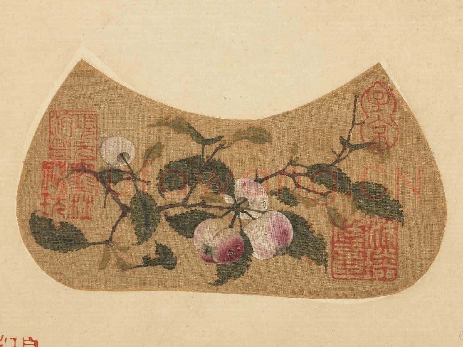 宋馬遠小品 冊 葡萄