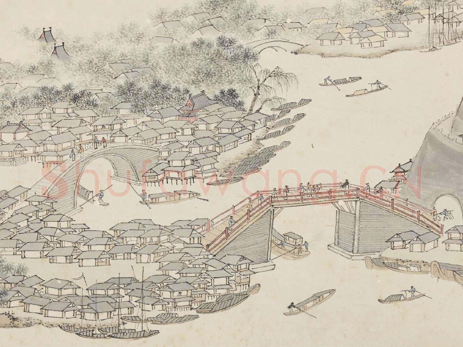 明錢穀紀行圖 冊 金閶