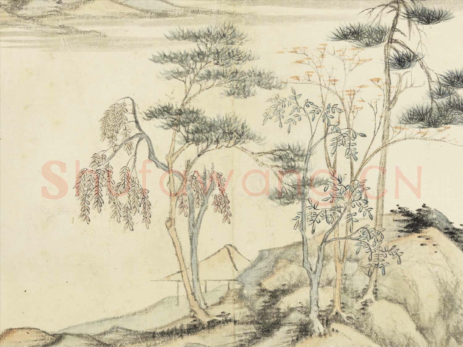 明程嘉燧山水 冊 擬古