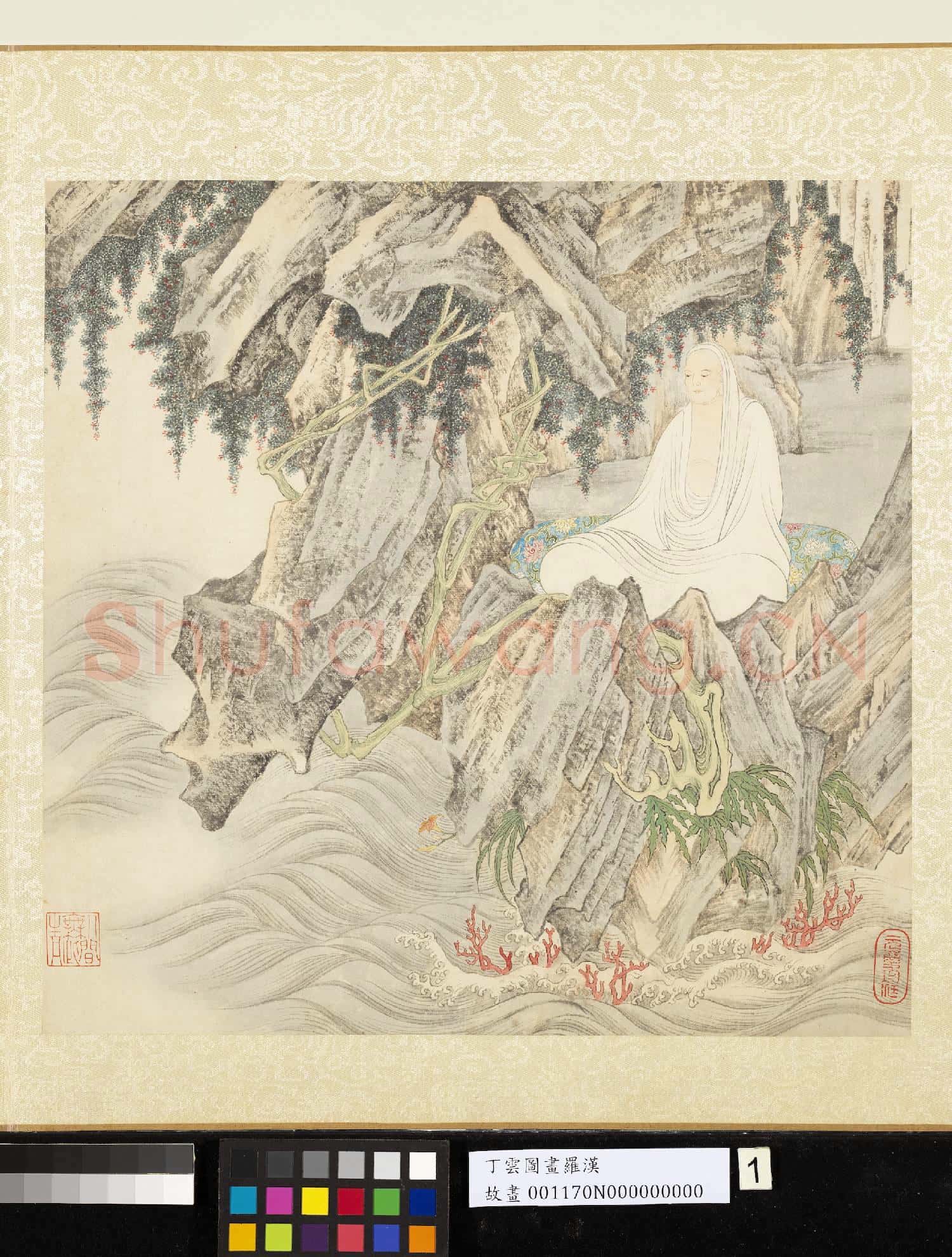 明丁雲圖羅漢 冊 羅漢(一)