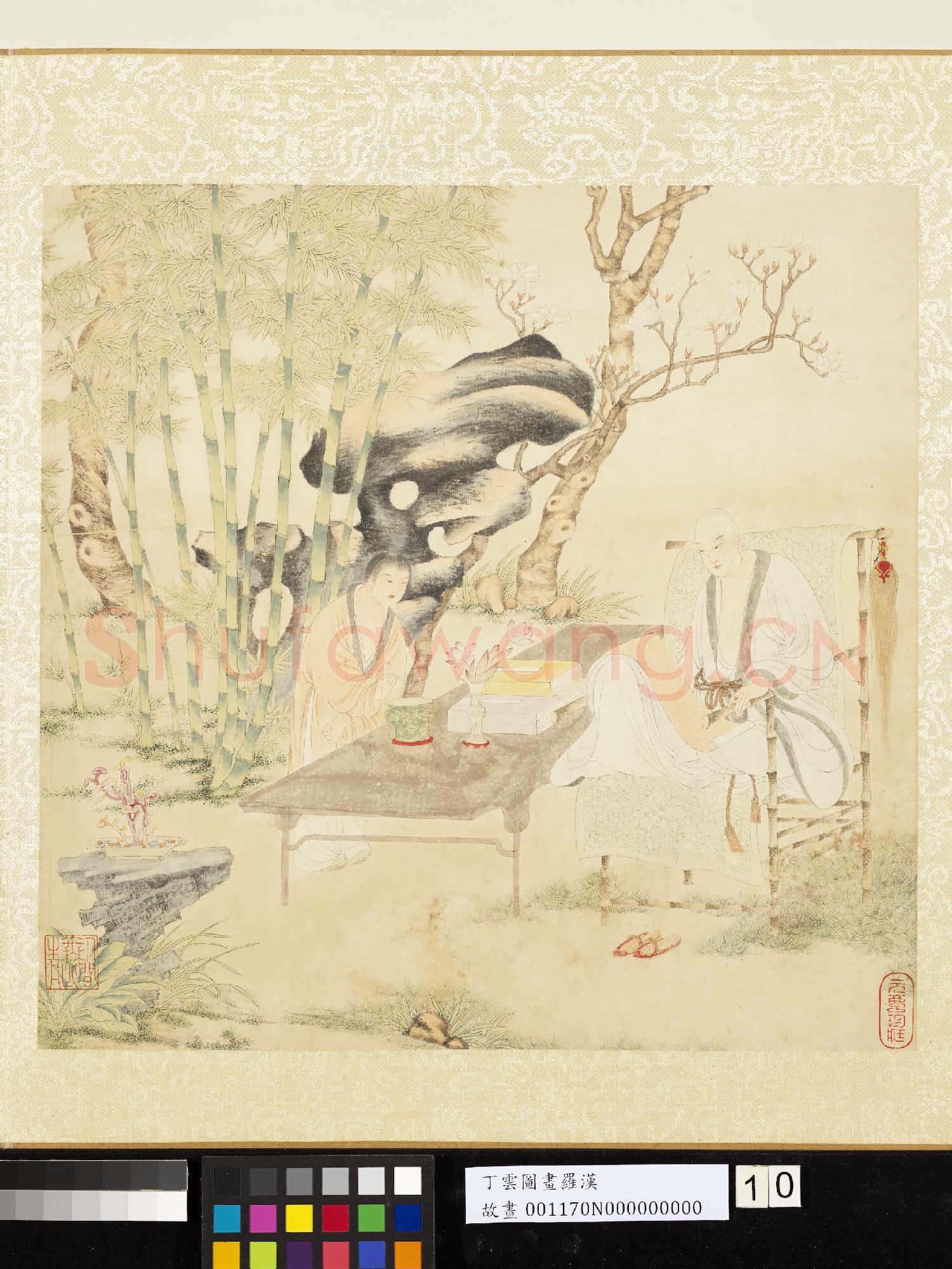 明丁雲圖羅漢 冊 羅漢(十）