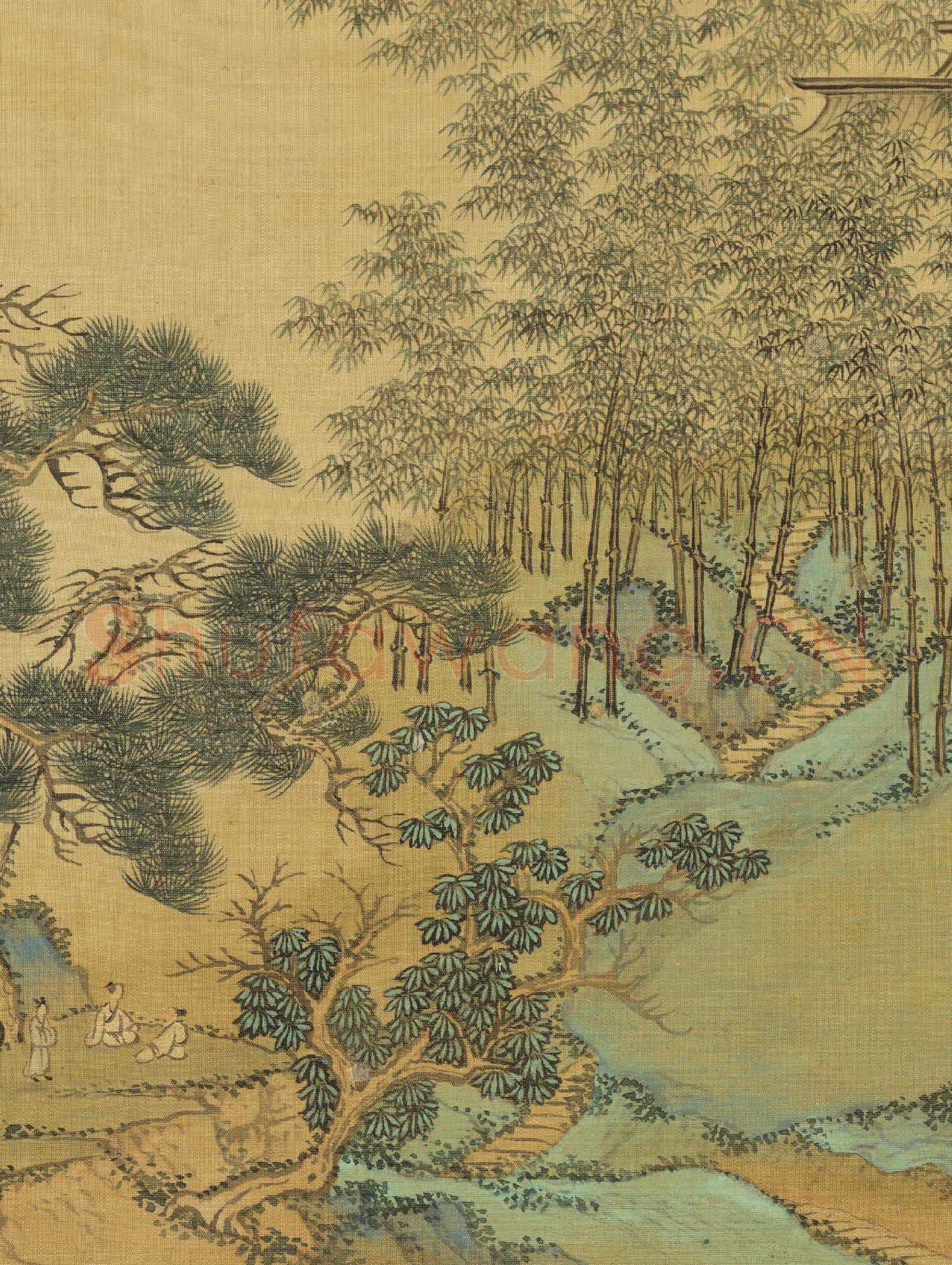 清王翬畫山水 冊 倣蕭照山水