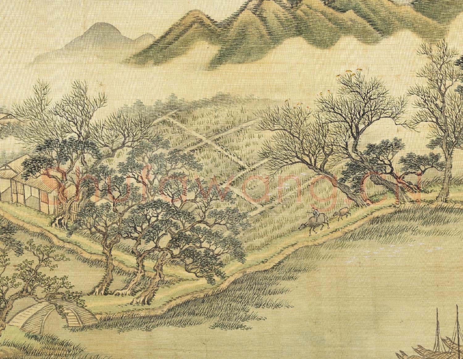 清王翬仿古山水 冊 倣趙大年山水