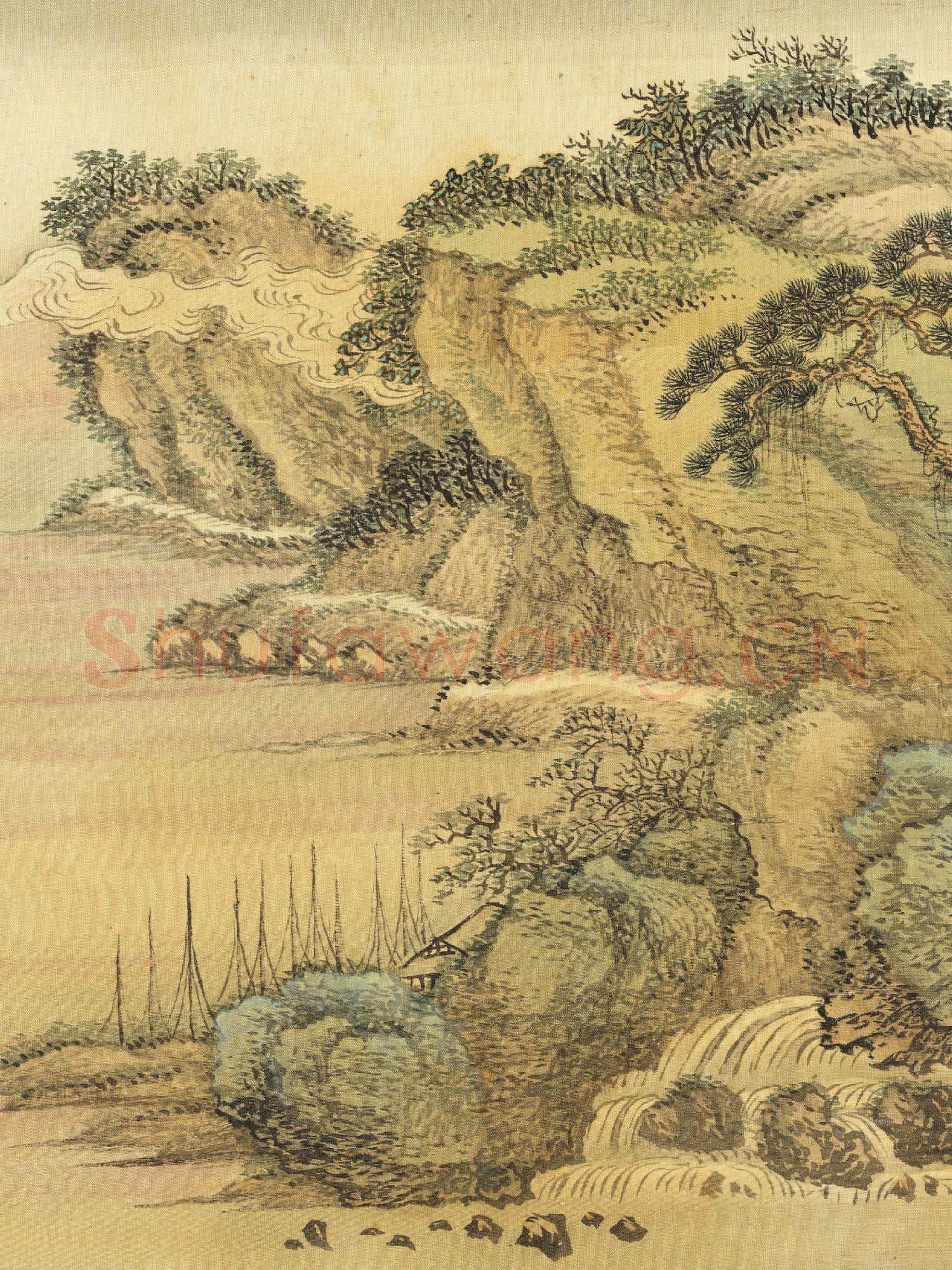 清王翬仿古山水 冊 返照歸雲