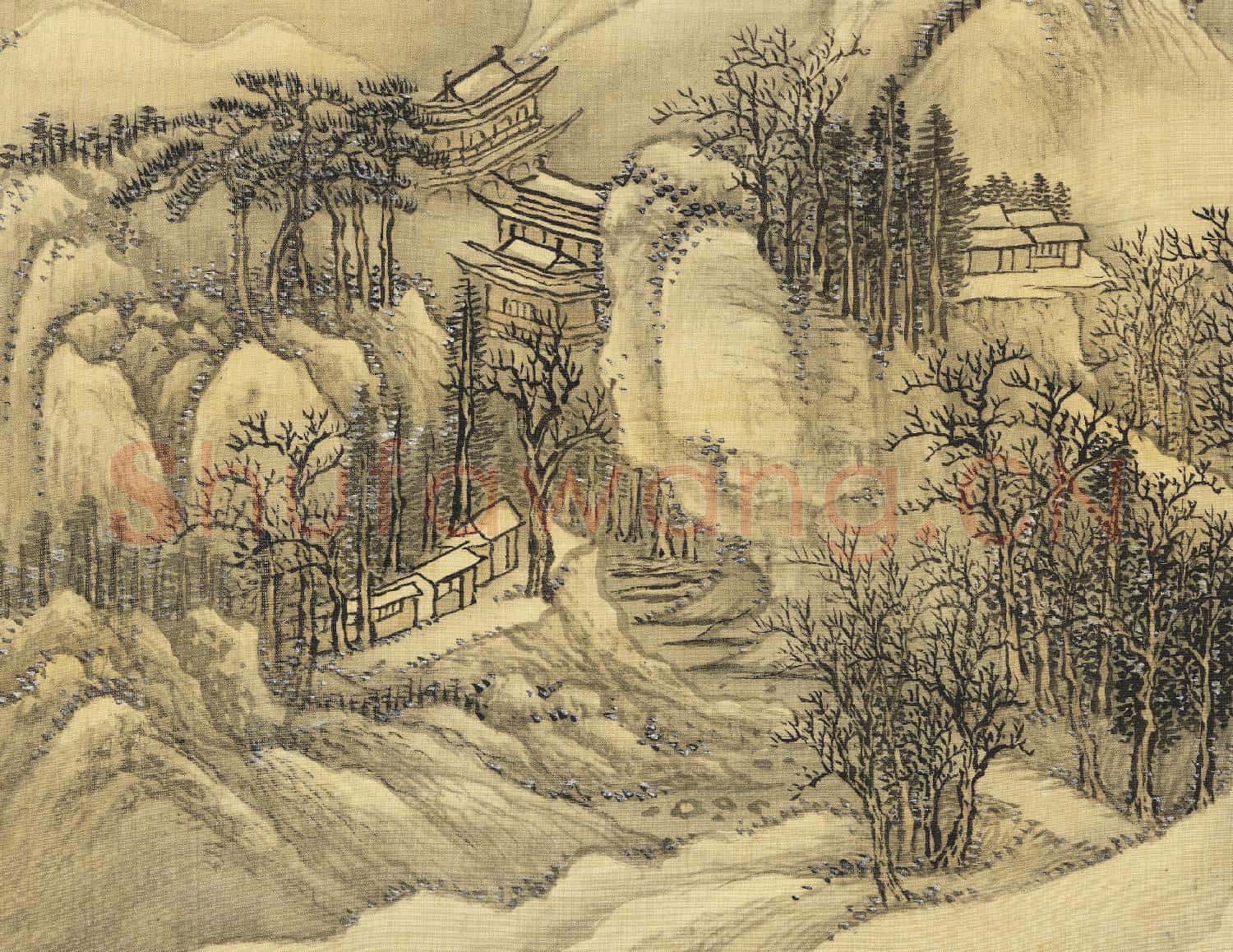 清王翬仿古山水 冊 月映千峰